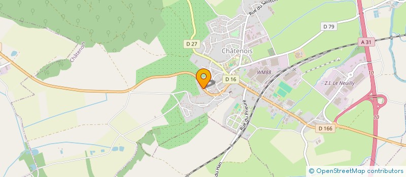 localisation de l'entreprise RUSTINE COMPAGNIE  CHATENOIS