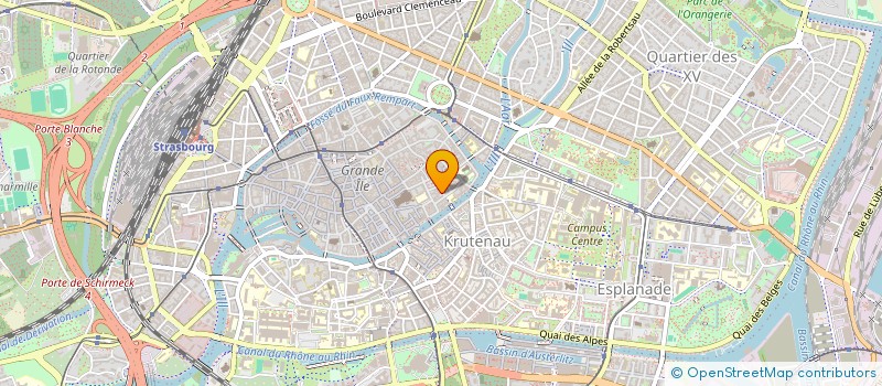localisation de l'entreprise RUSTINE ET BURETTE à STRASBOURG