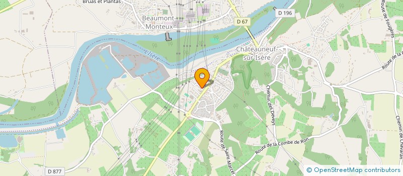 localisation de l'entreprise RUTA. ASSOCIATION FRANCO-UKRAINIENNE DE DROME-ARDECHE  CHATEAUNEUF-SUR-ISERE