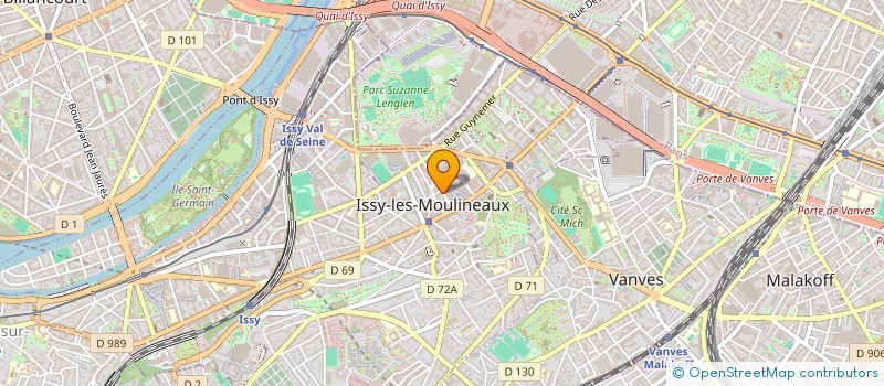 localisation de l'entreprise RUTAYISIRE LAURELUT à ISSY-LES-MOULINEAUX