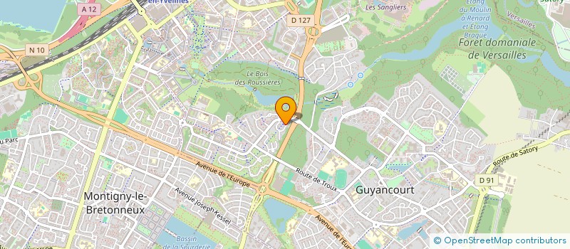 localisation de l'entreprise RUTBI  GUYANCOURT