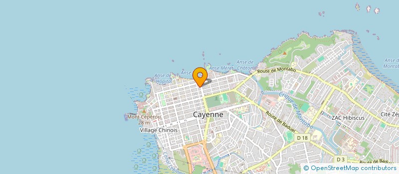 localisation de l'entreprise RUTH HAIR LUXE  CAYENNE