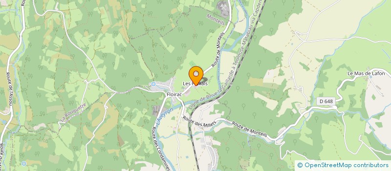 localisation de l'entreprise RUTHENE  MONTEILS