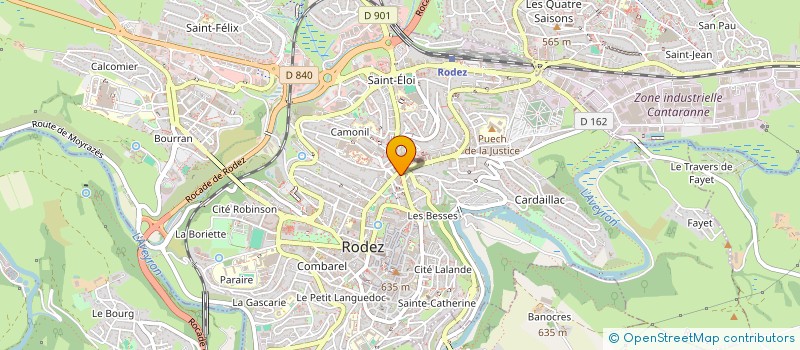 localisation de l'entreprise RUTHENE CASH à RODEZ
