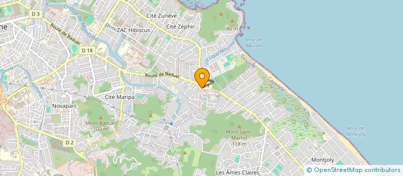 localisation de l'entreprise RUTHLESS ASSOCIATION  CAYENNE