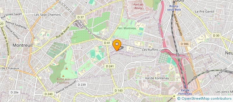 localisation de l'entreprise RUTTA INTERIEURS à MONTREUIL