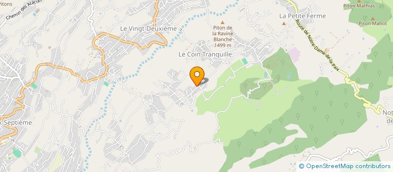 localisation de l'entreprise RUVIN à LE TAMPON