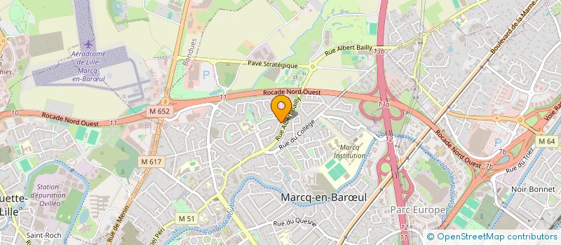 localisation de l'entreprise RUYANT BREUX 2 à MARCQ-EN-BARŒUL
