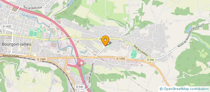 localisation de l'entreprise RUYBATI  RUY-MONTCEAU