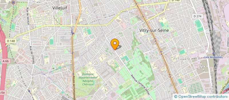 localisation de l'entreprise RUZ-BAT à VITRY-SUR-SEINE