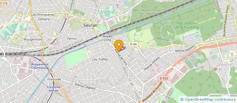 localisation de l'entreprise RUZGAR à SEVRAN