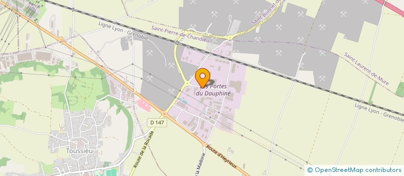 localisation de l'entreprise RV AUTOS à SAINT-PIERRE-DE-CHANDIEU