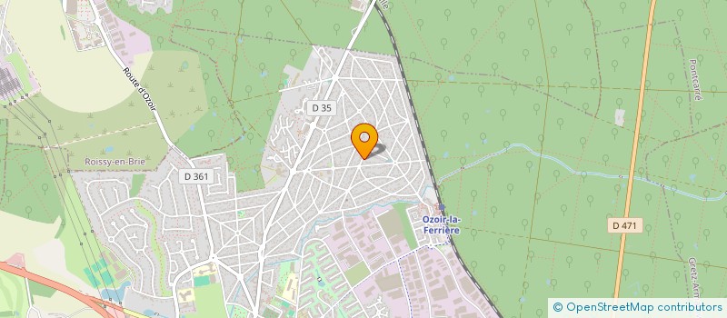 localisation de l'entreprise RV BAT à OZOIR-LA-FERRIERE