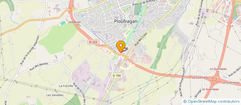 localisation de l'entreprise RV-BIOTECH à PLOUFRAGAN