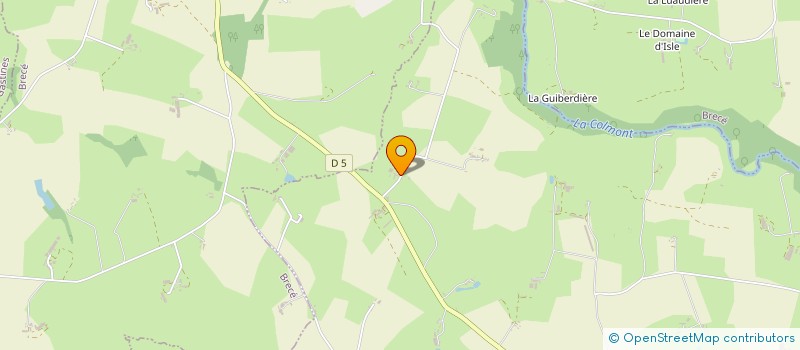 localisation de l'entreprise RV CHAUFFAGE à CHATILLON-SUR-COLMONT