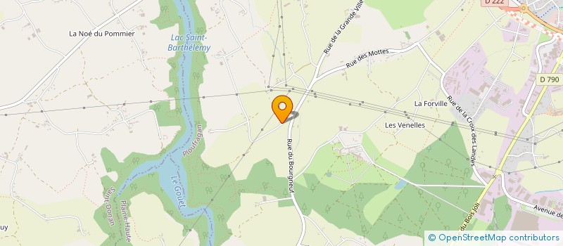 localisation de l'entreprise RV CONSTRUCTION à PLOUFRAGAN