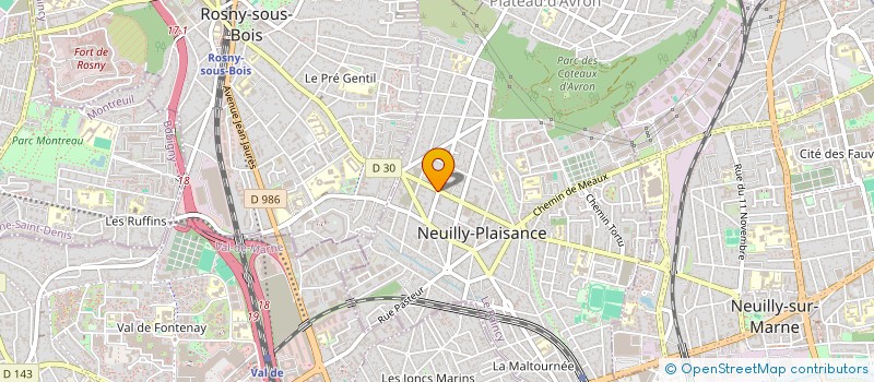 localisation de l'entreprise RV CREATION à NEUILLY-PLAISANCE