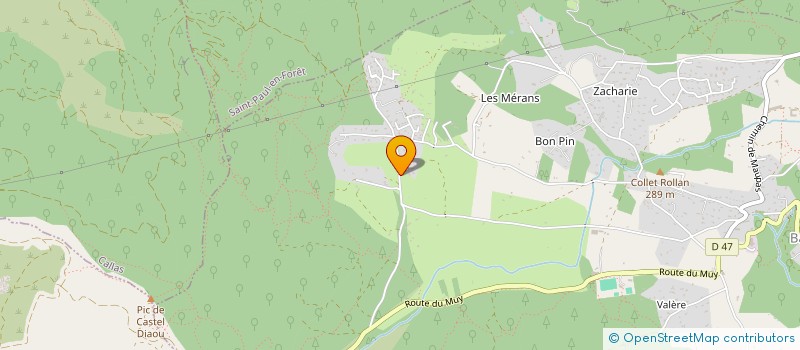 localisation de l'entreprise RV DISTRIBUTION  BAGNOLS-EN-FORET