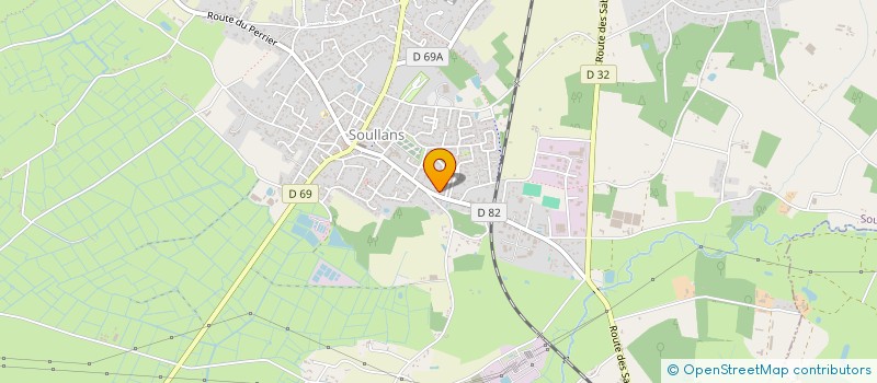 localisation de l'entreprise RV ET LES FLO DE MARINE à SOULLANS