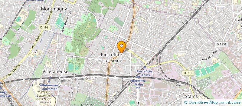 localisation de l'entreprise RV EVENT à PIERREFITTE-SUR-SEINE