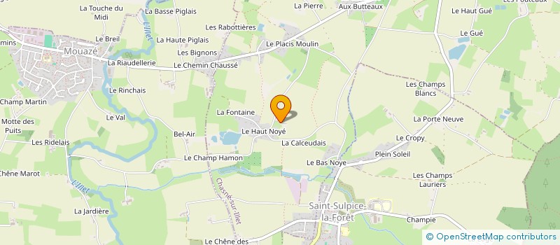 localisation de l'entreprise RV IMMO  CHASNE-SUR-ILLET