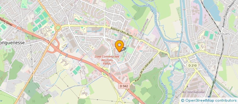 localisation de l'entreprise RV IMMO  LONGUENESSE