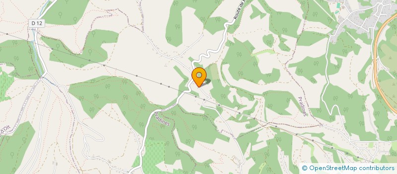 localisation de l'entreprise RV IMMO  PRADINES