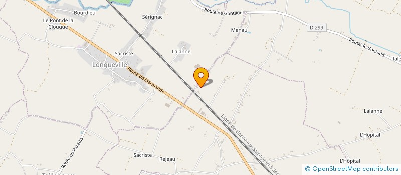 localisation de l'entreprise RV IMMO TOULOUSE  FAUGUEROLLES