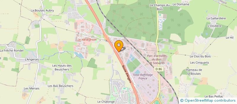 localisation de l'entreprise RV IMMOBILIER  VERN-SUR-SEICHE