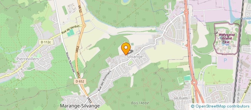 localisation de l'entreprise RV IMMOBILIER  MARANGE-SILVANGE