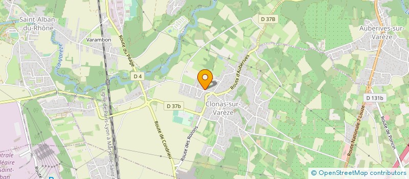 localisation de l'entreprise RV INDUSTRIE  CLONAS-SUR-VAREZE