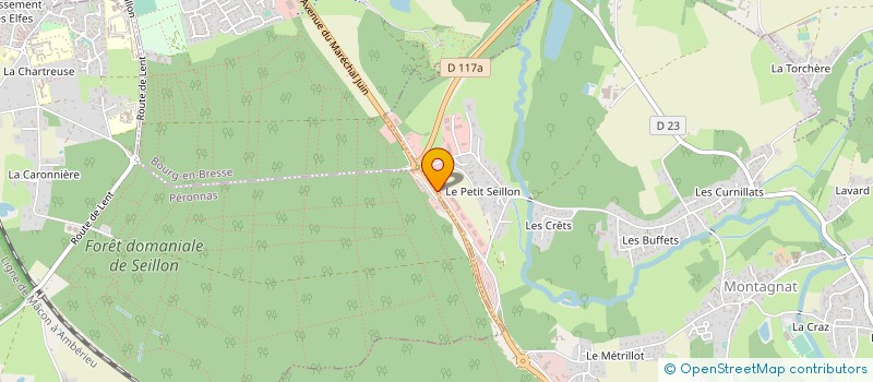 localisation de l'entreprise RV INDUSTRIE à CEYZERIAT