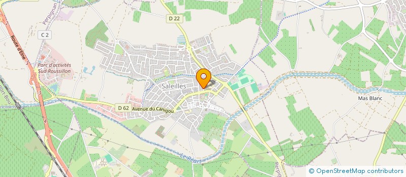 localisation de l'entreprise RV PRO 66  SALEILLES