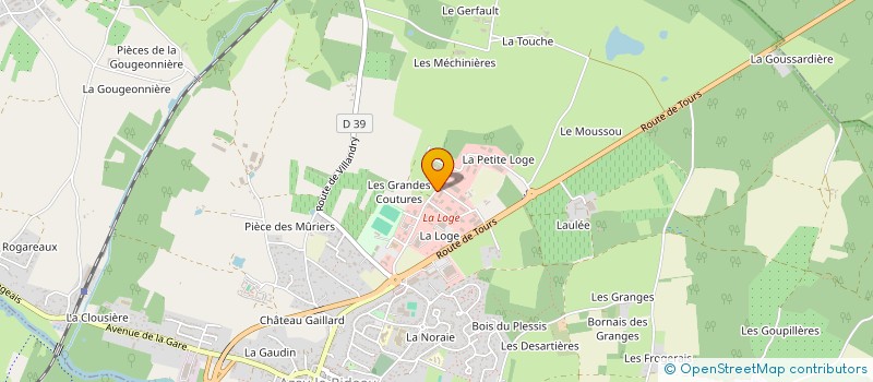 localisation de l'entreprise RV SERVICES à AZAY-LE-RIDEAU