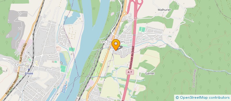 localisation de l'entreprise RV SERVICES DIAGS  LES TOURRETTES