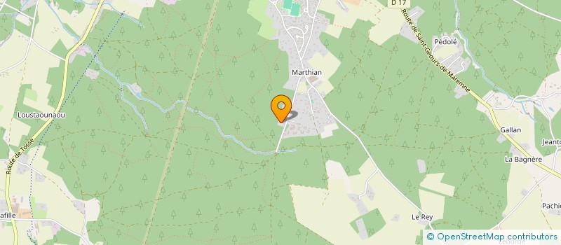 localisation de l'entreprise RV SOUTHWEST  SOUSTONS