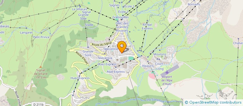 localisation de l'entreprise RVA  HUEZ