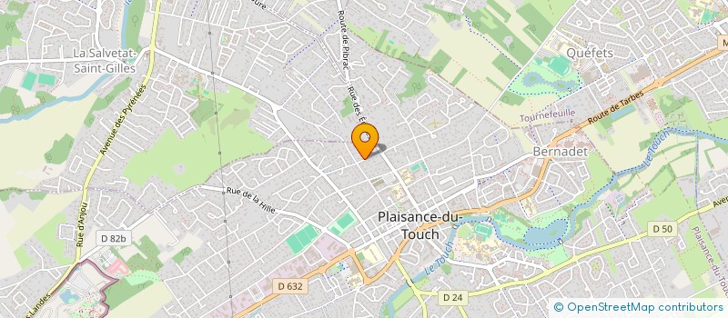 localisation de l'entreprise RVAZ C07 CB2  PLAISANCE-DU-TOUCH