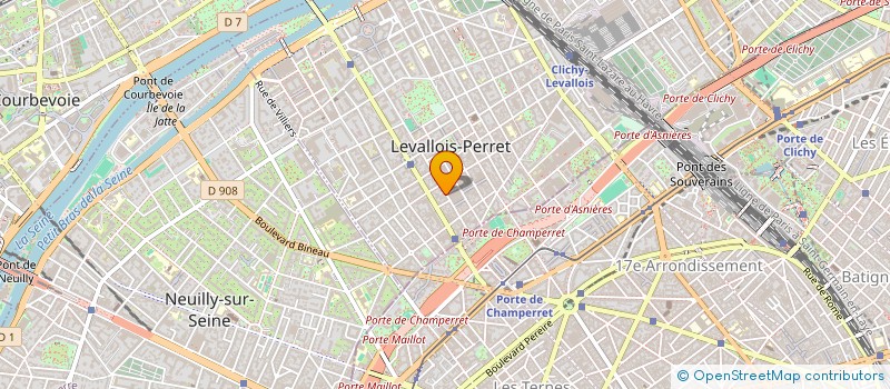 localisation de l'entreprise RVB à LEVALLOIS-PERRET