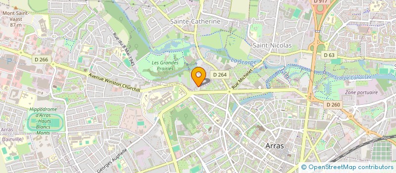 localisation de l'entreprise RVB à SAINTE-CATHERINE