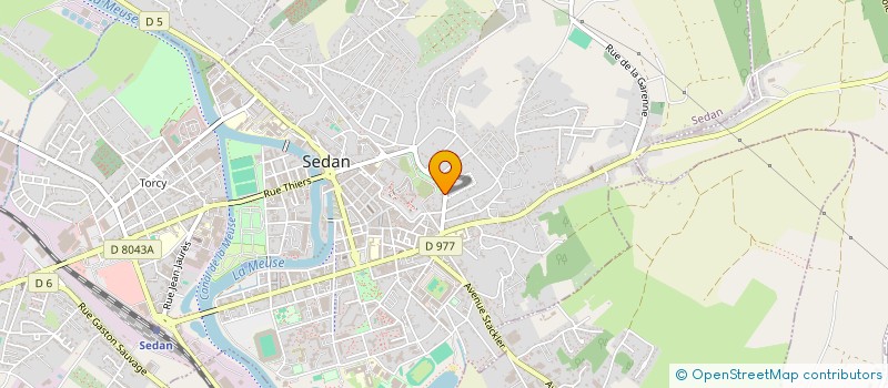 localisation de l'entreprise RVB  SEDAN