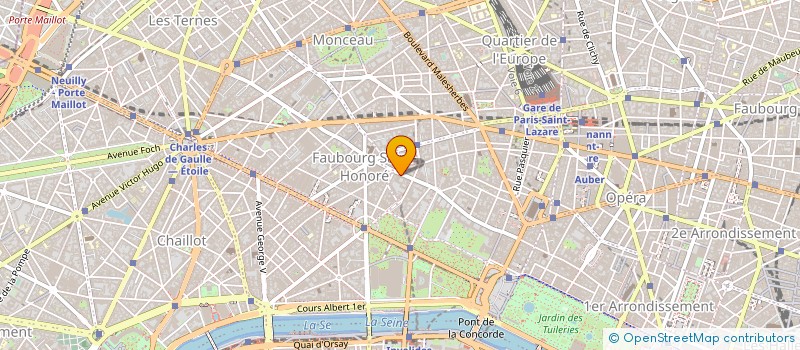 localisation de l'entreprise RVB COMMUNICATION à PARIS