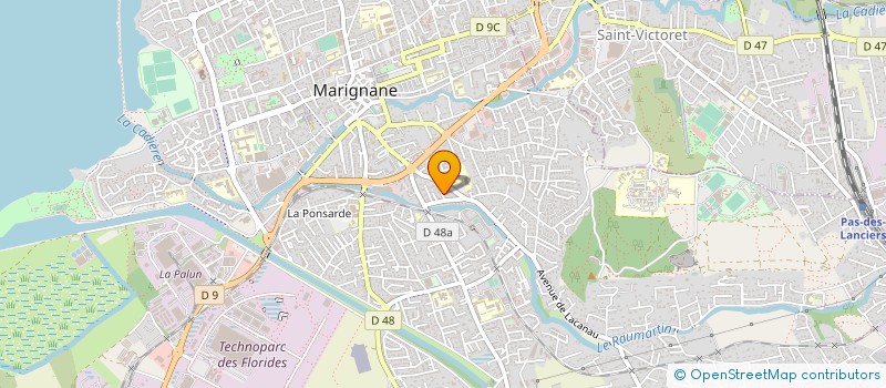 localisation de l'entreprise RVB ELECTRONIC à MARIGNANE