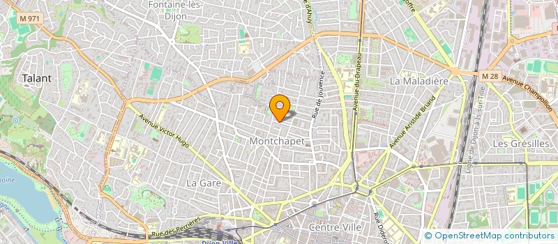 localisation de l'entreprise RVCF à DIJON