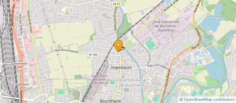 localisation de l'entreprise RVCN ROCCO VECCHIA CONSEIL ET NEGOCE  HNHEIM