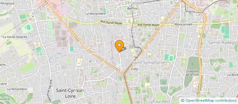 localisation de l'entreprise RVCT  TOURS