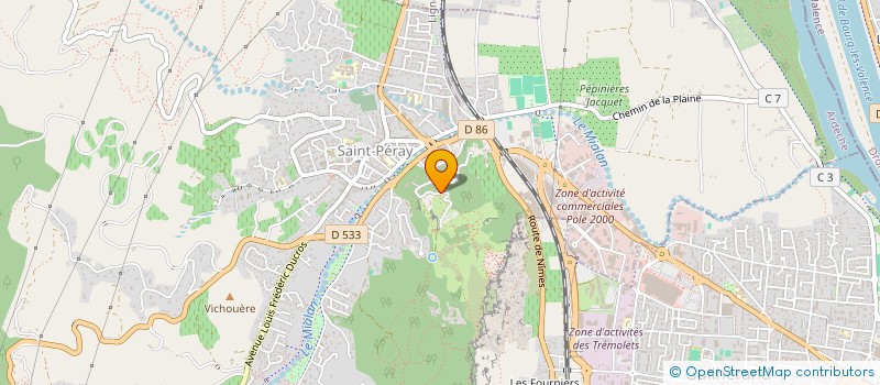 localisation de l'entreprise RVD  SAINT-PERAY