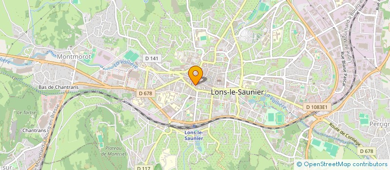 localisation de l'entreprise RVD à LONS-LE-SAUNIER