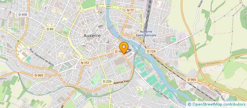 localisation de l'entreprise RVDA  AUXERRE