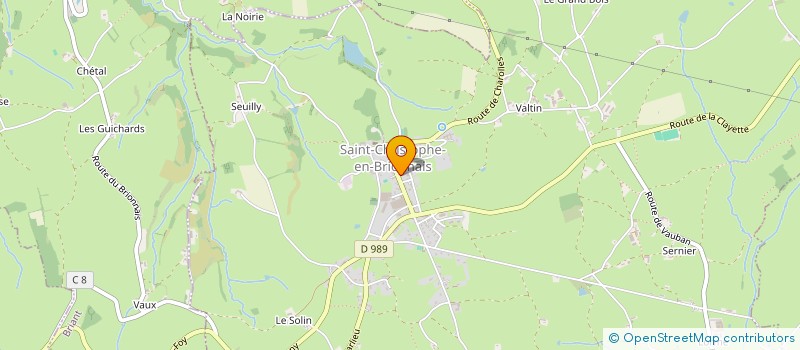 localisation de l'entreprise RVE  SAINT-CHRISTOPHE-EN-BRIONNAIS